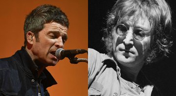 None - Noel Gallagher (Foto: KGC-138 / STAR MAX / IPx) e John Lennon em 1972 (Foto: AP Images)