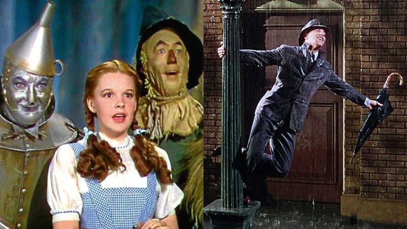 O Mágico de Oz e Cantando na Chuva (Foto: Reprodução)