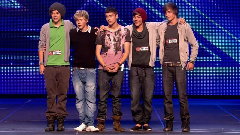 One Direction no The X Factor (Reprodução)