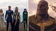 Os Eternos (Foto: Reprodução/Marvel) | Thanos em Vingadores: Guerra Infinita (foto: reprodução Marvel)