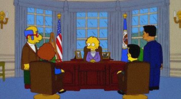 None - Cena de Os Simpsons (Foto: Reprodução /Twitter)