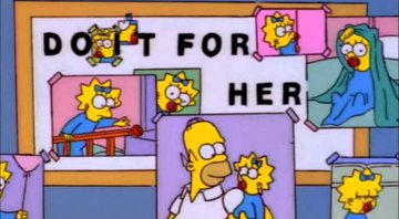 None - Homer e Maggie em Os Simpsons (Foto: Reprodução via IMDB)