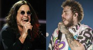 Ozzy Osbourne e Post Malone (Foto 1: Henny Ray Abrams/AP | Foto 2: Mila Maluhy)