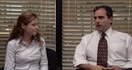 Pam e Michael, personagens de The Office (Foto: Reprodução)