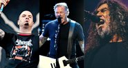 Phil Anselmo (Foto: Chris Pizzello / AP)/ James Hetfield, vocalista do Metallica (Foto: Kevin Winter/Getty Images)/ Tom Araya, vocalista e baixista do Slayer no show em São Paulo (Foto: Stephan Solon/Move Concerts )/