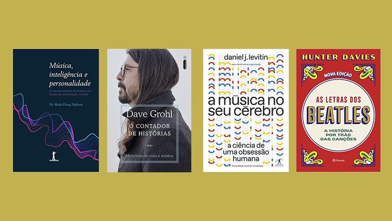Para os fãs de música: 15 livros incríveis em oferta