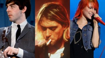 None - Paul McCartney, Kurt Cobain e Hayley Williams (Foto: AP)