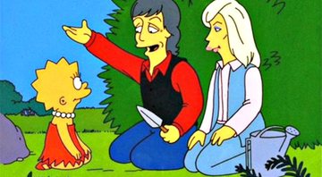 Paul McCartney em Os Simpsons (Foto: Reprodução / Fox)