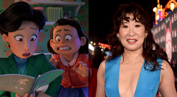 None - Ming Lee e Mei Lee de Red: Crescer é Uma Fera (Foto: Divulgação / Disney / Pixar) | Sandra Oh (Foto: Alberto E. Rodriguez / Getty Images)