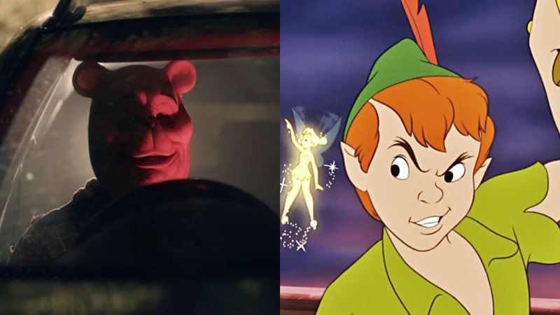 Ursinho Pooh: Sangue e Mel (Foto: Divulgação / JAGGED EDGE PRODUCTIONS) , Peter Pan (Foto: Reprodução / Disney)