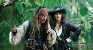 Johnny Depp e Keira Knightley em Piratas do Caribe: Navegando em Águas Misteriosas (Foto: Divulgação)