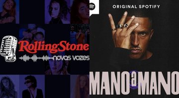 Podcasts Novas Vozes e Mano a Mano (Fotos: Divulgação /Instagram)