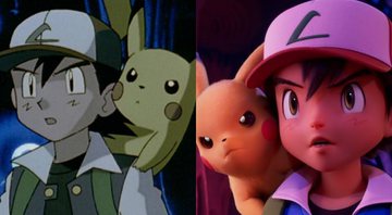 Pokémon O Filme e Pokémon O Filme: Mewtwo Contra-Ataca: Evolução (Foto 1: Reprodução/ Foto 2: Reprodução Netflix)