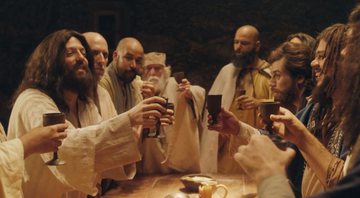 Cena de 'A Primeira Tentação de Cristo', especial de Natal do Porta dos Fundos (Foto: Reprodução/ Netflix)