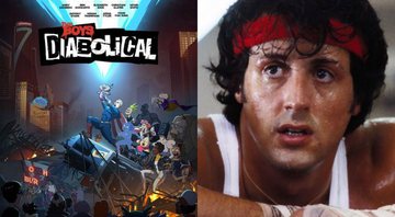 Pôster de The Boys: Diabolical (Foto: Divulgação / Prime Video) / Sylvester Stallone em Rocky (Foto: Divulgação)