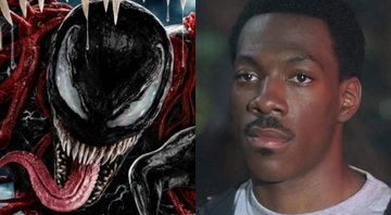 None - Pôster de Venom 2 (Foto: Divulgação/Sony Pictures) / Eddie Murphy em Um Tira da Pesada (Foto: Divulgação)
