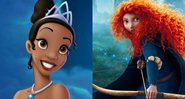 A Princesa e o Sapo e Valente (Fotos: Reprodução/Disney)