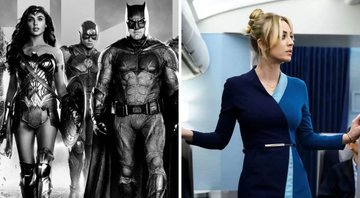 Liga da Justiça de Zack Snyder (Foto: Divulgação/HBO Max) e The Flight Attendant (Foto: Divulgação/HBO Max)