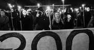 Foto do protesto do grupo 300 do Brasil (Foto: Reprodução / Instagram / 300 do Brasil Oficial)