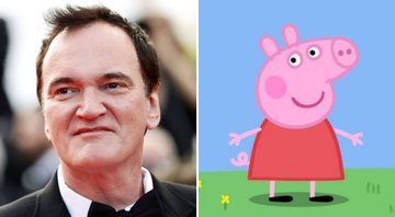 Quentin Tarantino (Foto: Vittorio Zunino Celotto/Getty Images) e Peppa Pig (Foto: Divulgação)