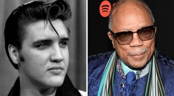 Elvis Presley (Foto: Divulgação) e Quincy Jones (Foto: Getty Images / Matty Winkelmeyer)
