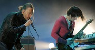 Thom Yorke e Jonny Greenwood, do Radiohead (Foto:AP Photo/Chris Pizzello)