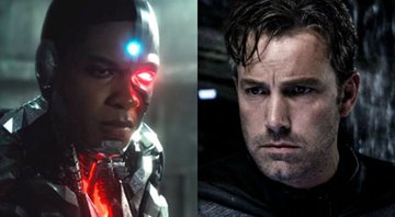 None - Ray Fisher como Cyborg em Liga da Justiça (2017) (Foto: Reprodução) | Ben Affleck como o Batman no filme Liga da Justiça (Foto: Reprodução)