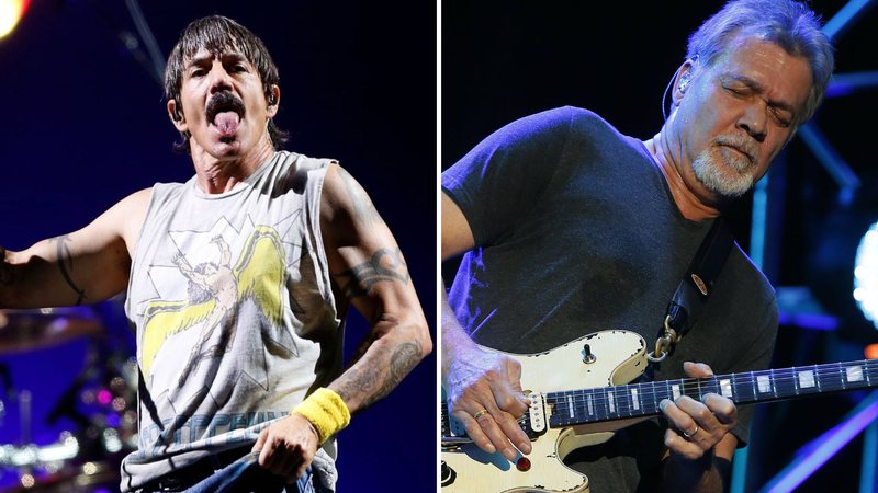 Red Hot Chili Peppers (Foto: Wagner Meier) e Eddie Van Halen (Foto: Rick Scuteri/AP)