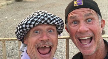 Flea e Chad Smith, do Red Hot Chili Peppers (Foto: Instagram / Reprodução)