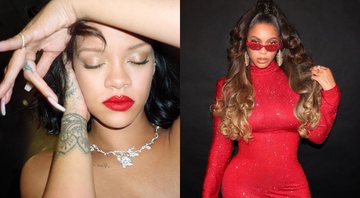 None - Rihanna (Foto: Reprodução/Instagram) e Beyoncé (Foto: Reprodução/Instagram)