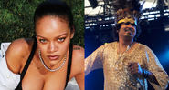 Montagem de Rihanna (Foto: Gray Sorrenti/Divulgação) e King Khan (Foto: Charley Gallay/Getty Images)
