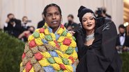 Rihanna e A$AP Rocky no MET Gala (Foto: Dimitrios Kambouris / Getty Images)