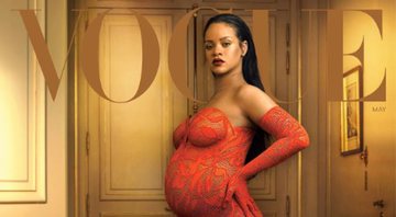 None - Rihanna na capa da Vogue de maio de 2022 (Foto: Reprodução / Instagram)