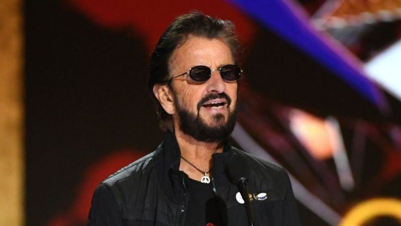 Ringo Starr no Grammy 2021 (Foto: Kevin Winter / Getty Images)