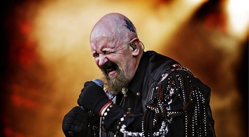 Rob Halford, vocalista do Judas Priest (Foto: Carsten Snejbjerg/AP)