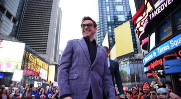 None - Robert Downey Jr., em abril de 2015 (Foto Bryan Bedder/Getty Images para Walt Disney Studios)