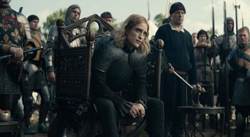 None - Robert Pattinson em cena de 'The King' (Foto: Reprodução / Netflix)
