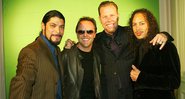 Robert Trujillo, Lars Ulrich, James Hetfield e Kirk Hammett (Foto: Kevin Winter / Getty Images)