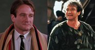 Montagem de Robin Williams como John Keating em Sociedade dos Poetas Mortos e como Peter Pan em A Volta do Capitão Gancho (Foto: Reprodução)