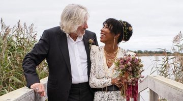 None - Roger Waters e esposa Kamilah Chavis (Foto: Reprodução/Instagram)