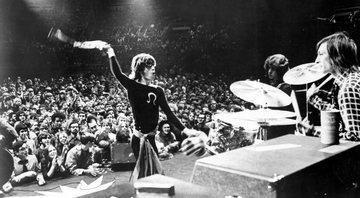 The Rolling Stones no Madison Square Garden em uma cena de 'Gimme Shelter' (Foto: Getty Images/ arquivo Michael Ochs/ Rolling Stone EUA)