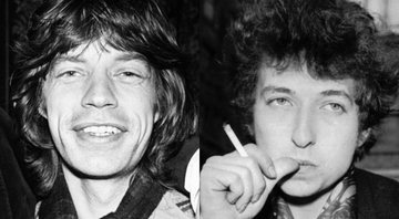 None - Rolling Stones e Bob Dylan (Foto 1: Reprodução/ Foto 2: AP Images)