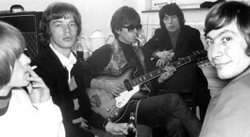 Rolling Stones em 1965 (Foto: Gerhard Rauchwetter/AP)