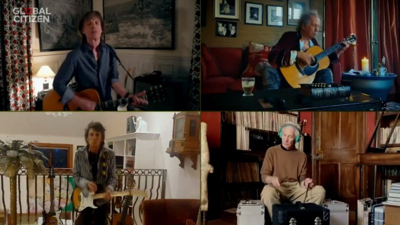 Rolling Stones no One World: Together at Home (Foto: Reprodução)