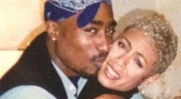 None - Tupac Shakur e Jada Pinkett Smith (Foto: Twitter / Reprodução)