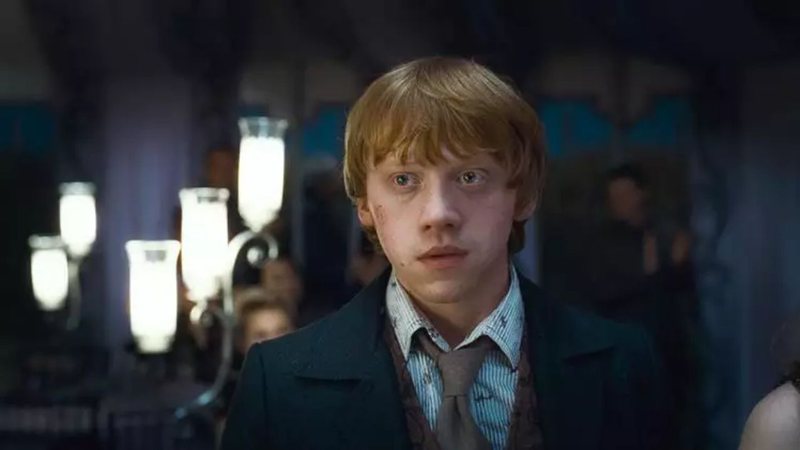 Rupert Grint em Harry Potter (Foto: Reprodução)