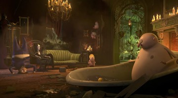 None - Cena do trailer da animação Família Addams (Foto:Reprodução)