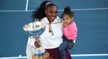 Serena Williams e sua filha, Alexis Olympia, em 2020 (Foto: Getty Images)