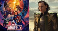 Série animada What If...? e Tom Hiddleston como Loki (Foto: Divulgação/Marvel)