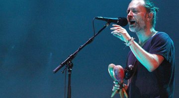 Radiohead durante show em São Paulo (Foto: Ana Luiza Ponciano)
